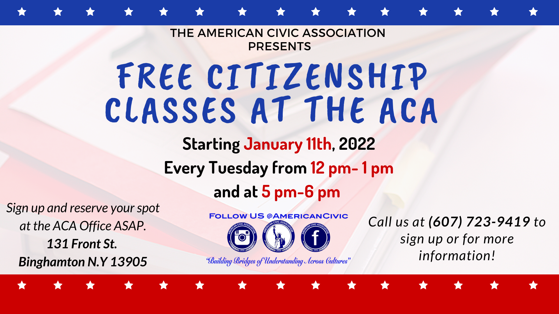 Citizenship Class Flyer